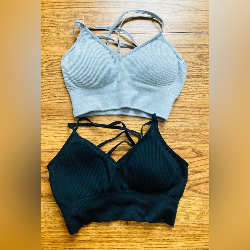 SO sports bras compression padded thick